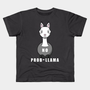 No prob llama gifts T-Shirt hoodie pajamas funny llama Kids T-Shirt